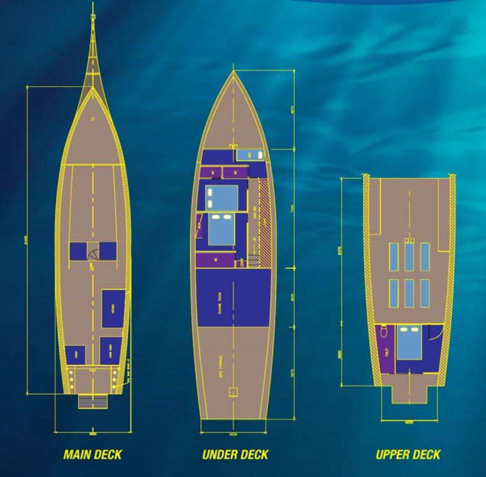 holidive – boats benetta floorplan a