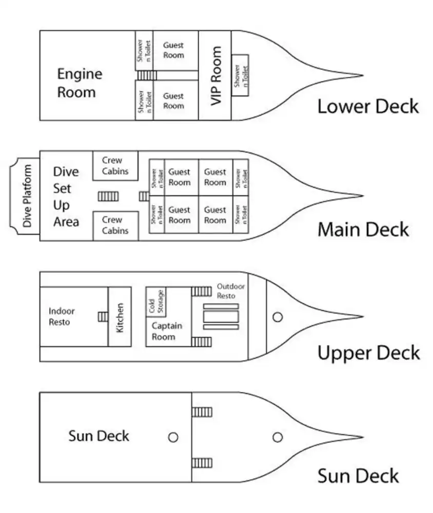 holidive – boats blue dragon floorplan a