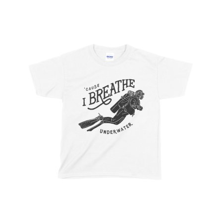 holidive – official dive merchandise tshirt breathe underwater f