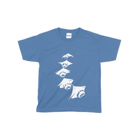 holidive – official dive merchandise tshirt manta ray e