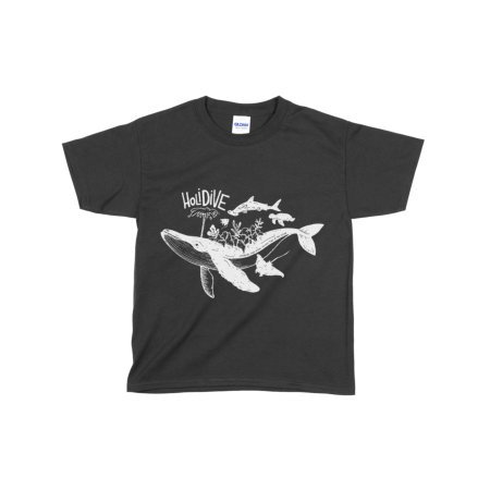 holidive – official dive merchandise tshirt the whale b