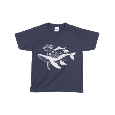 holidive – official dive merchandise tshirt the whale f